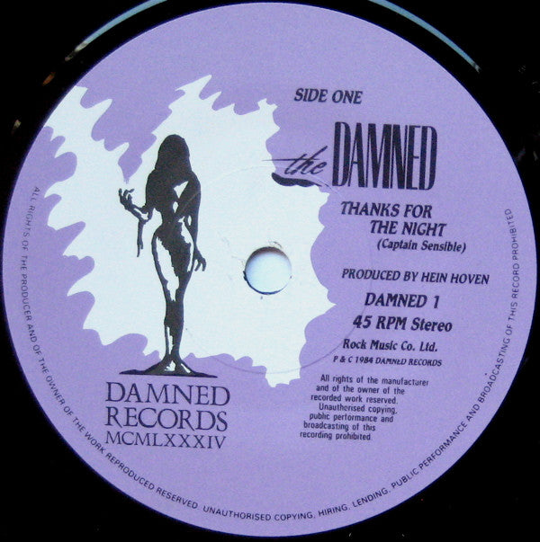 The Damned ~ Thanks For The Night (Vinyl) - Djungel & Jazz