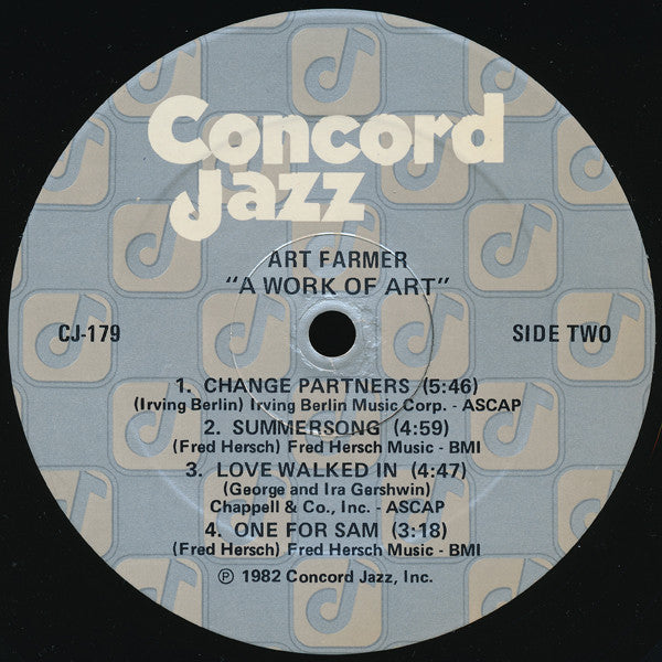 The Art Farmer Quartet ~ A Work Of Art (Vinyl) - Djungel & Jazz
