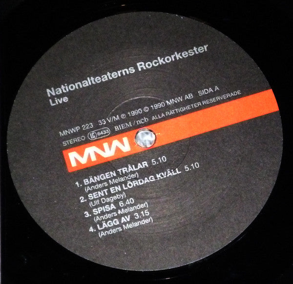 Nationalteatern ~ Live (Vinyl) - Djungel & Jazz