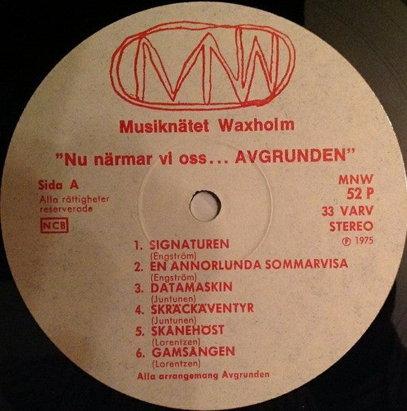 Avgrunden ~ Nu Närmar Vi Oss ... (Vinyl) - Djungel & Jazz