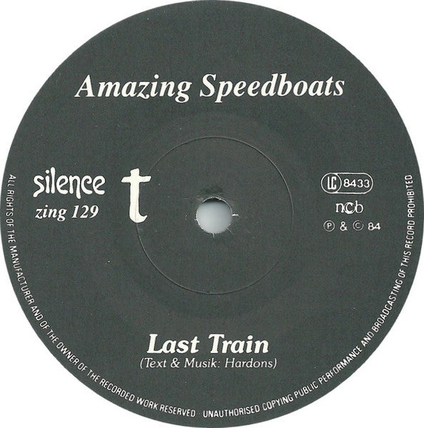 Amazing Speedboats ~ Voodoo / Last Train (Vinyl) - Djungel & Jazz