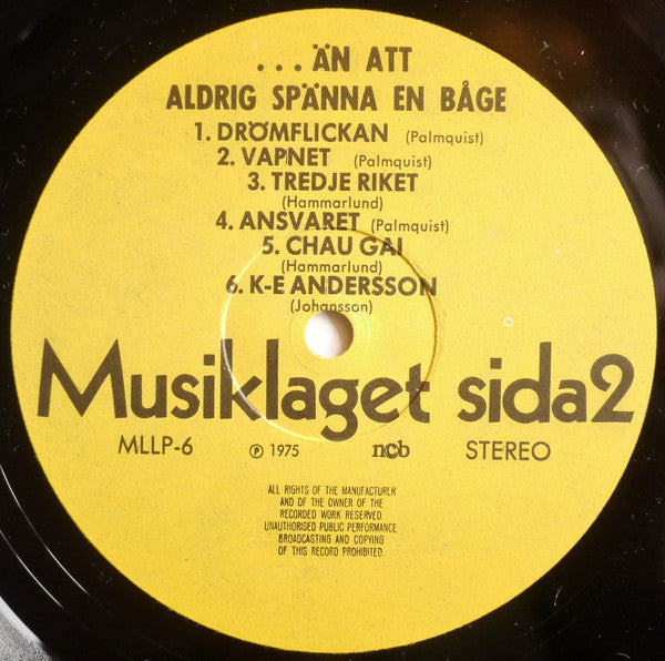 Bättre Lyss ~ Till Den Sträng Som Brast Än Att Aldrig Spänna En Båge (Vinyl) - Djungel & Jazz