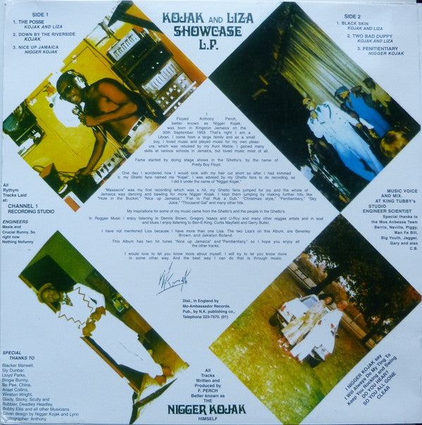 Nigger Kojak & Liza : Showcase L.P. (LP, Album)