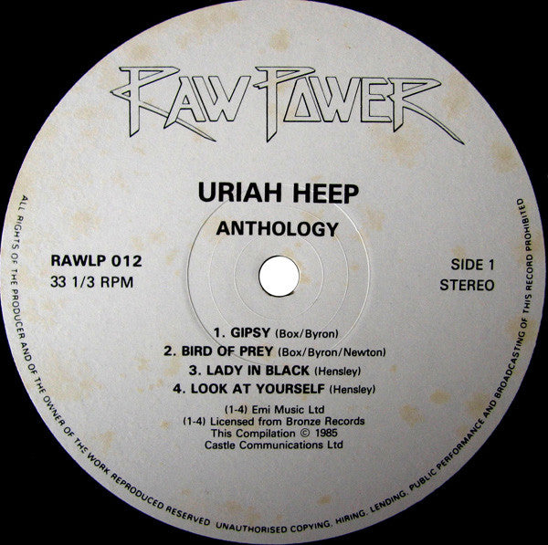 Uriah Heep : Anthology (2xLP, Comp)