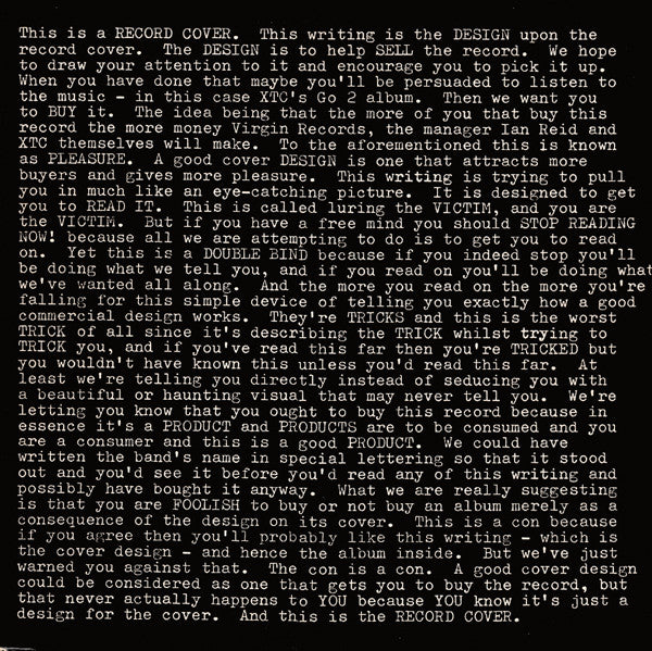 XTC ~ Go 2 (Vinyl) - Djungel & Jazz