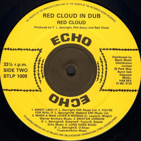 Red Cloud (7) : Red Cloud In Dub (LP, Album)