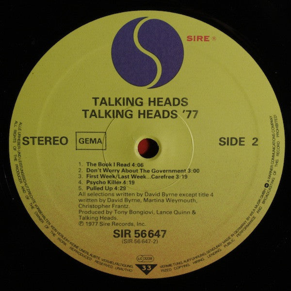 Talking Heads ~ Talking Heads: 77 (Vinyl) - Djungel & Jazz