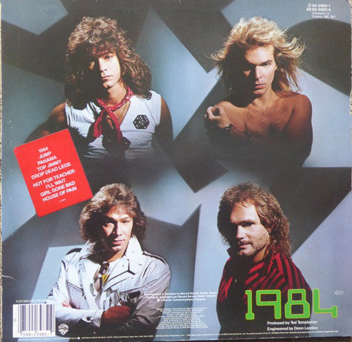 Van Halen ~ 1984 (Vinyl) - Djungel & Jazz