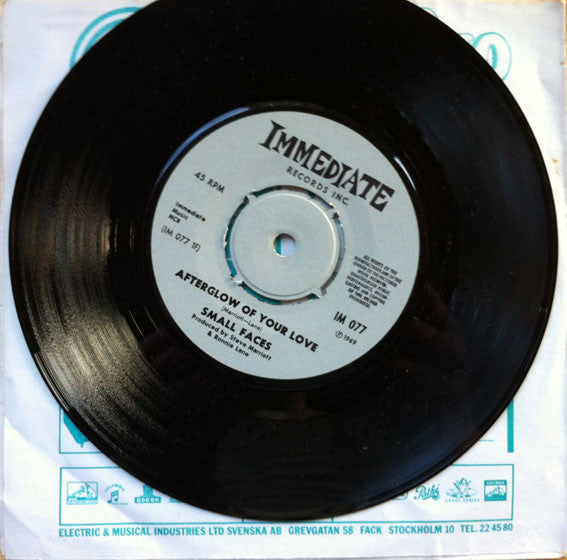 Small Faces ~ Afterglow Of Your Love / Wham Bam Thank You Man (Vinyl) - Djungel & Jazz