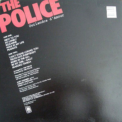 The Police ~ Outlandos D'Amour (Vinyl) - Djungel & Jazz
