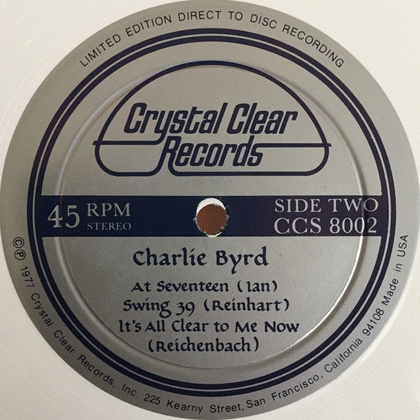 Charlie Byrd ~ Charlie Byrd (Vinyl) - Djungel & Jazz