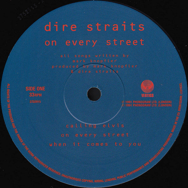 Dire Straits ~ On Every Street (Vinyl) - Djungel & Jazz