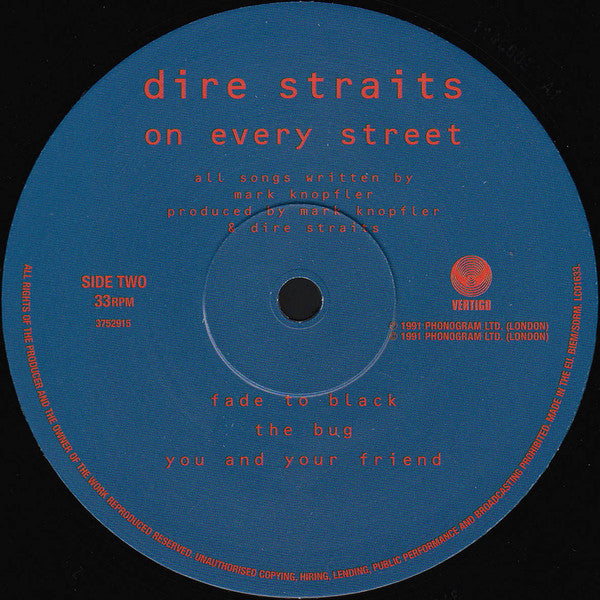 Dire Straits ~ On Every Street (Vinyl) - Djungel & Jazz