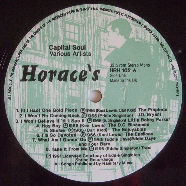 Various ~ Capital Soul - The Sound Of D.C. 1965/66 (Vinyl) - Djungel & Jazz