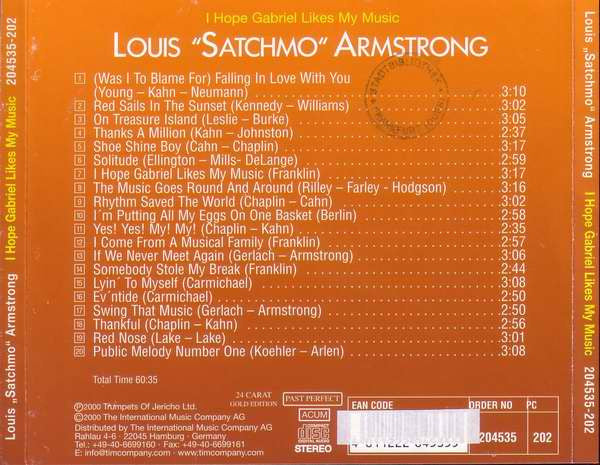 Louis "Satchmo" Armstrong ~ Portrait (Vinyl) - Djungel & Jazz