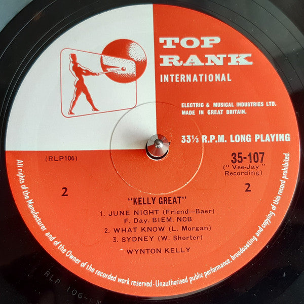 Wynton Kelly ~ Kelly Great (Vinyl) - Djungel & Jazz