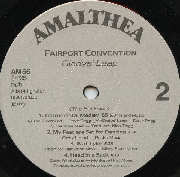 Fairport Convention ~ Glady's Leap (Vinyl) - Djungel & Jazz