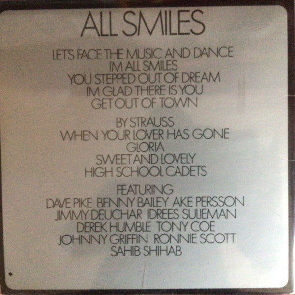 Kenny Clarke Francy Boland Big Band, The* : All Smiles (LP, Album)