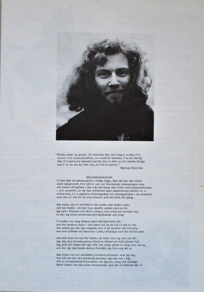 Jan Hammarlund : Befriade Från Skolan (LP, Album)