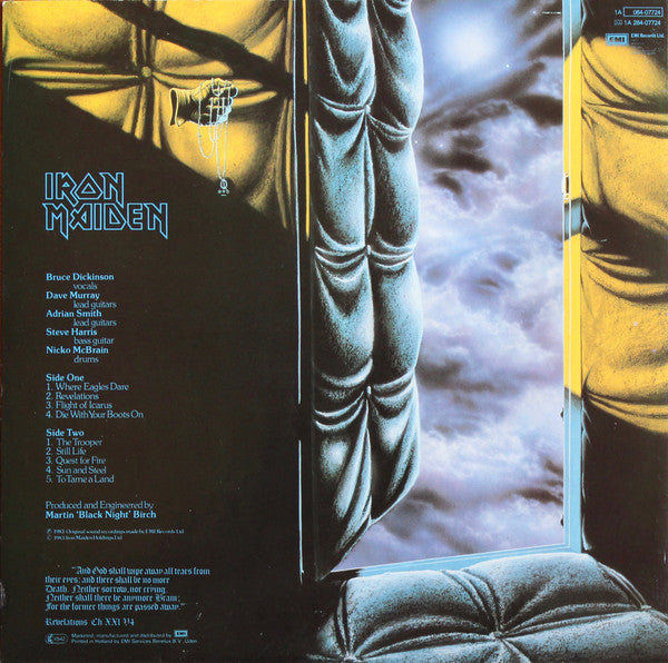 Iron Maiden : Piece Of Mind (LP, Album, Gat)