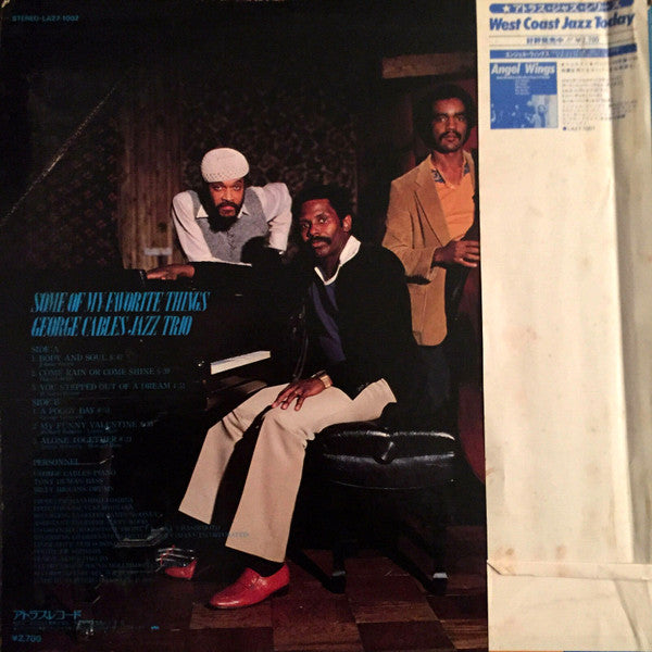 George Cables Trio ~ Some Of My Favorite Things (Vinyl) - Djungel & Jazz