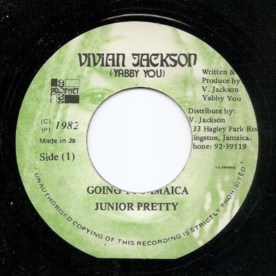 Junior Pretty : Going To Jamaica (7")