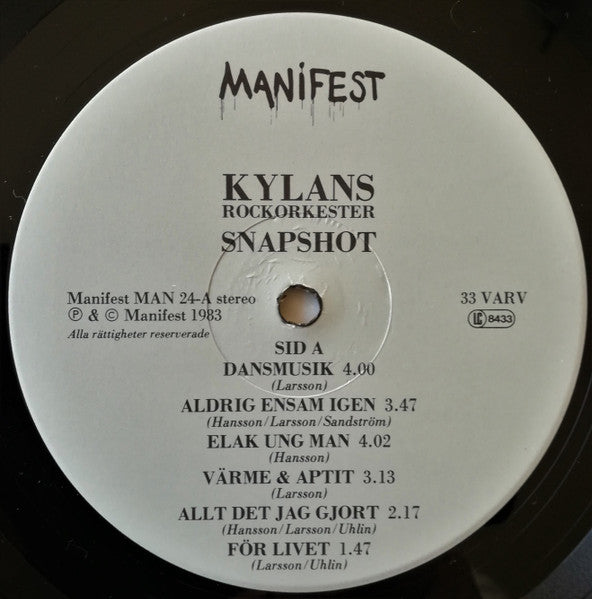Kylans Rockorkester ~ Kylans Snapshot (Vinyl) - Djungel & Jazz