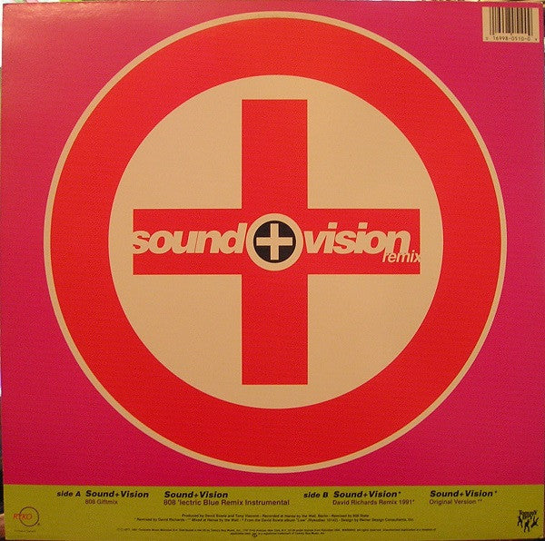 David Bowie Vs 808 State ~ Sound + Vision (Remix) (Vinyl) - Djungel & Jazz