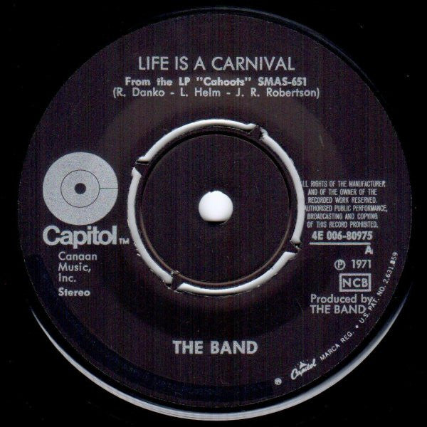 The Band ~ Life Is A Carnival (Vinyl) - Djungel & Jazz