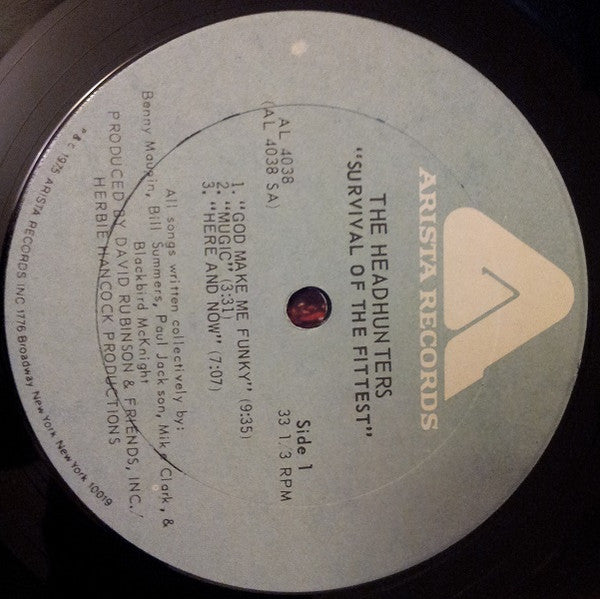 The Headhunters : Survival Of The Fittest (LP, Album, PRC)