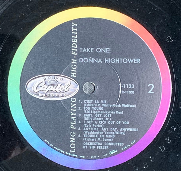Donna Hightower ~ Take One! (Vinyl) - Djungel & Jazz