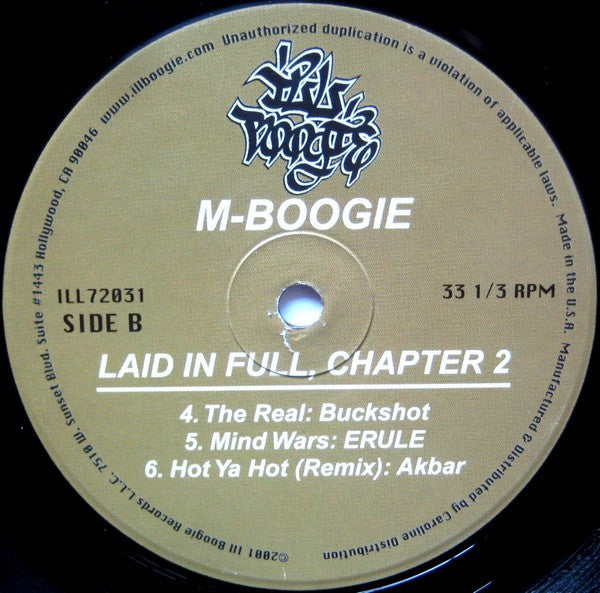 M-Boogie : Laid In Full (Chapter 2) (2xLP, Comp)