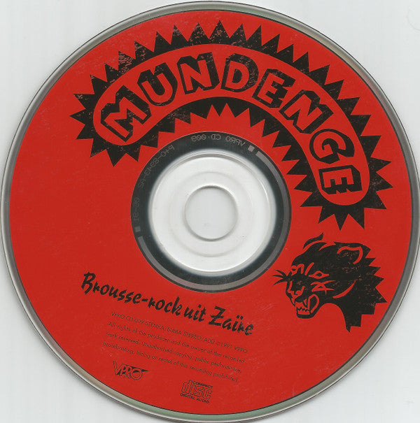 Various ~ Mundenge (Brousse-rock Uit Zaïre) (Vinyl) - Djungel & Jazz