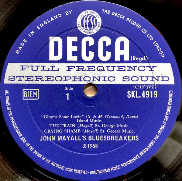 John Mayall ~ The Diary Of A Band Volume Two (Vinyl) - Djungel & Jazz