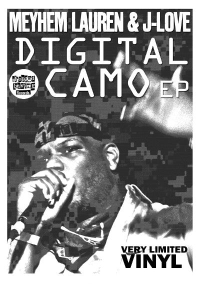 Meyhem Lauren & J-Love : Digital Camo EP (12", EP, Ltd)