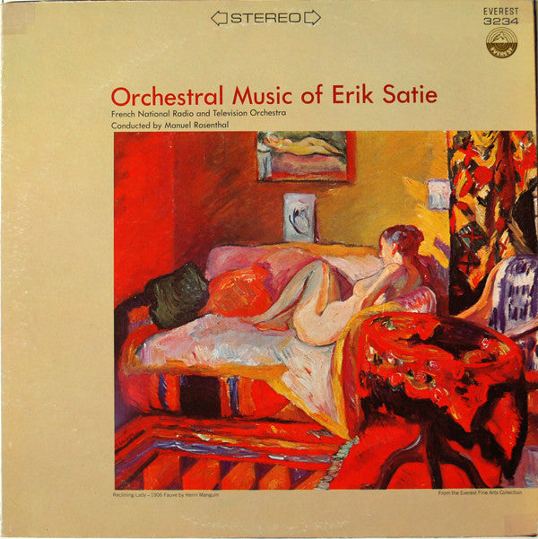 Erik Satie - Orchestre National De L'ORTF, Manuel Rosenthal ~ Orchestral Music Of Erik Satie (Vinyl) - Djungel & Jazz