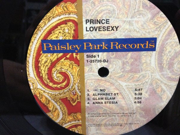 Prince ~ Lovesexy (Vinyl) - Djungel & Jazz