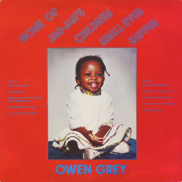 Owen Gray : None Of Jah-Jah's Children Shall Ever Suffer (LP)