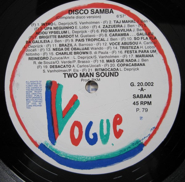 Two Man Sound : Disco Samba / Que Tal America (12", Maxi)