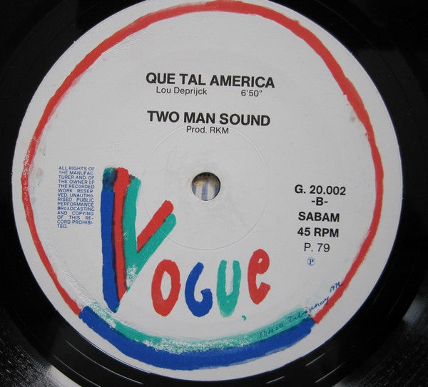 Two Man Sound : Disco Samba / Que Tal America (12", Maxi)