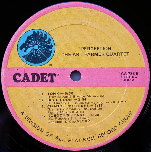 The Art Farmer Quartet ~ Perception (Vinyl) - Djungel & Jazz