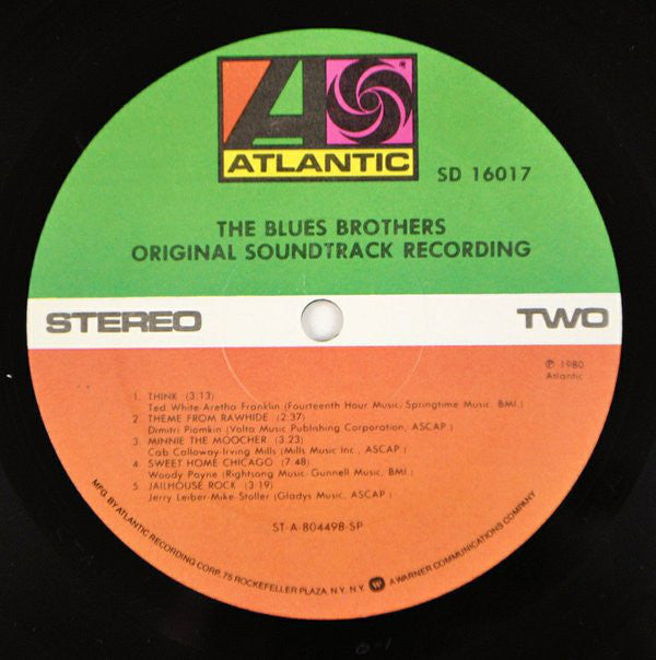 The Blues Brothers ~ The Blues Brothers (Original Soundtrack Recording) (Vinyl) - Djungel & Jazz