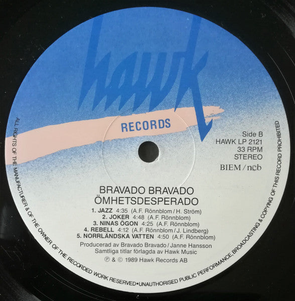 Bravado Bravado ~ Ömhetsdesperado (Vinyl) - Djungel & Jazz