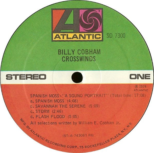 Billy Cobham ~ Crosswinds (Vinyl) - Djungel & Jazz