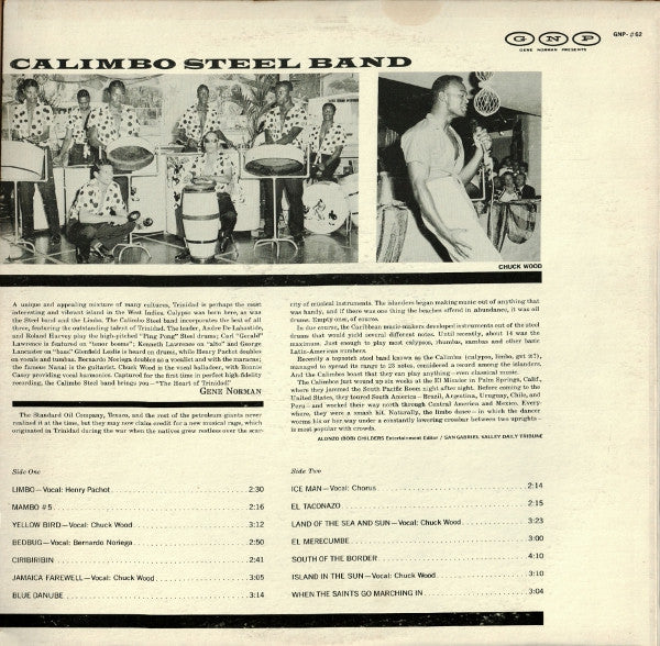 Calimbo Steel Band ~ The Heart Of Trinidad (Vinyl) - Djungel & Jazz