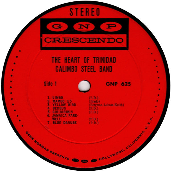 Calimbo Steel Band ~ The Heart Of Trinidad (Vinyl) - Djungel & Jazz