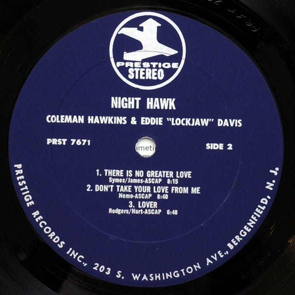 Coleman Hawkins ~ Night Hawk (Vinyl) - Djungel & Jazz