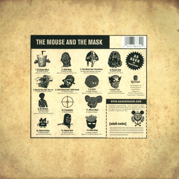 Danger Doom ~ The Mouse And The Mask (Vinyl) - Djungel & Jazz