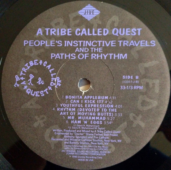 A Tribe Called Quest ~ People's Instinctive Travels And The Paths Of Rhythm (Vinyl) - Djungel & Jazz