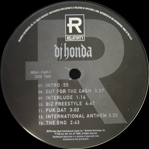 DJ Honda : DJ Honda (LP, Album)